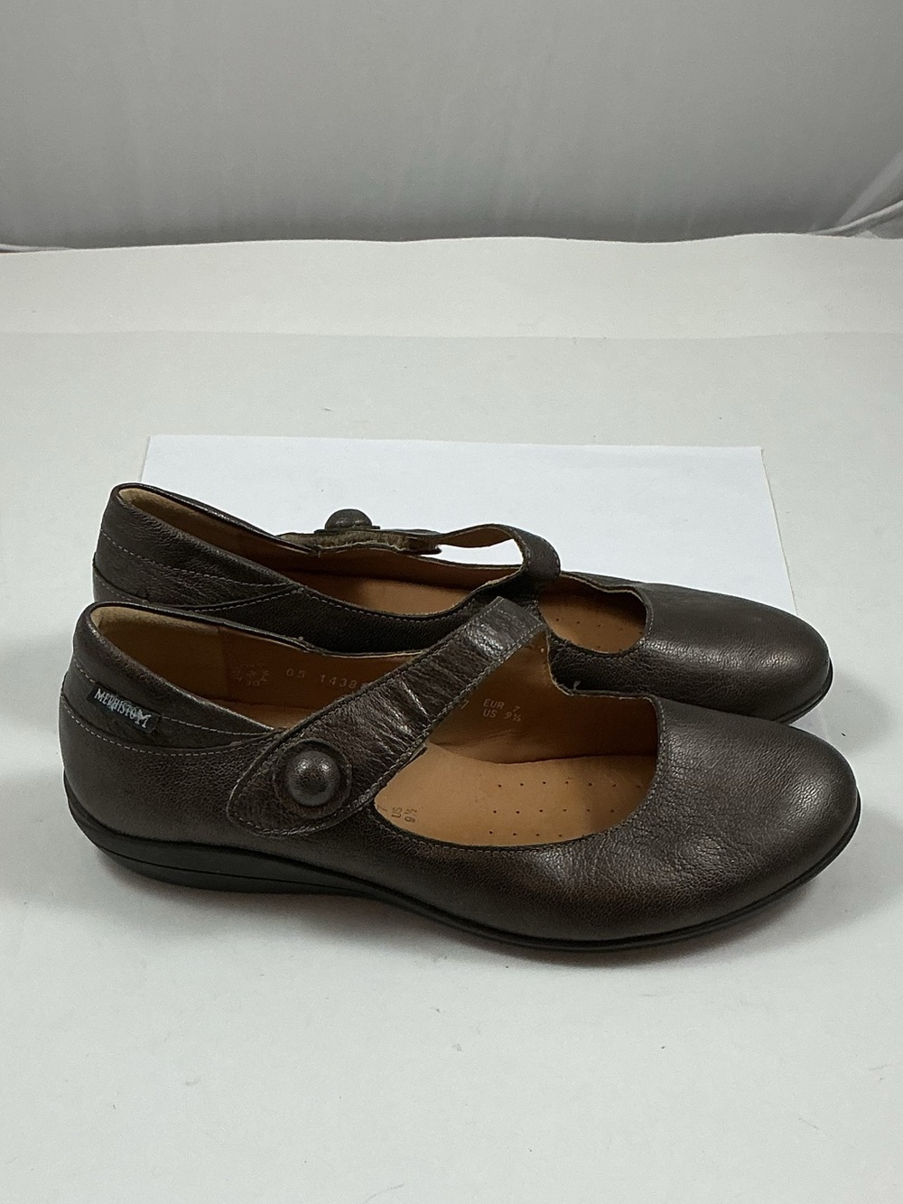 Mephisto Air-Jet Odalys Bronze Mary Jane Shoes Size 9.5 EUR 7